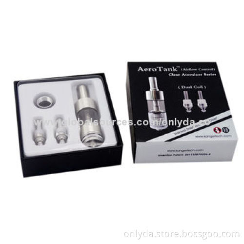 Kanger Aerotank, 2.5mL Capacity, Airflow Control, 2.0Ω Dual-coil Resistance